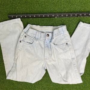 Vintage 90s Y2K Childrens Lee Light Wash Denim Jeans Sz 6X
